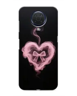 Чехол для Nokia G20 с картинкой «Дымчатое сердце»
