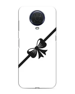 Чехол для Nokia G20 с картинкой «Диагональный бант»