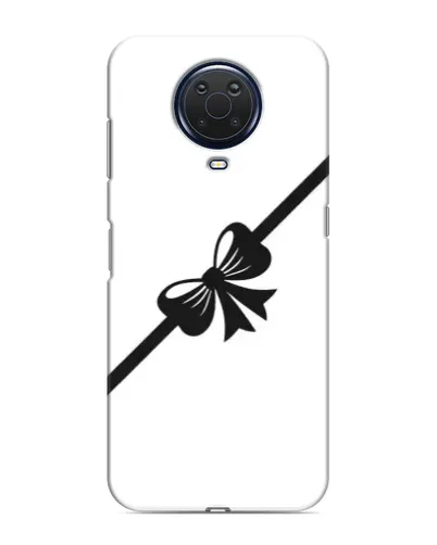 Чехол для Nokia G20 с картинкой «Диагональный бант»