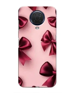 Чехол для Nokia G20 с картинкой «Бордовый атлас»
