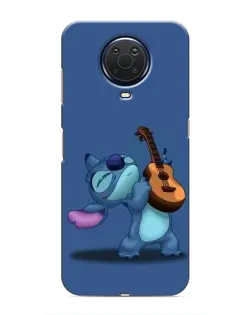 Чехол для Nokia G20 с картинкой «Стич с укулеле»