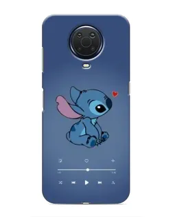 Чехол для Nokia G20 с картинкой «Музыкальный Stitch»