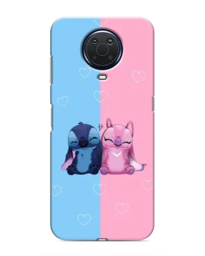 Чехол для Nokia G20 с картинкой «Stitch и Angel Love» Чехол для Nokia G20 с картинкой «Stitch и Angel Love»