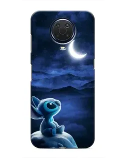 Чехол для Nokia G20 с картинкой «Лунная ночь Стича»