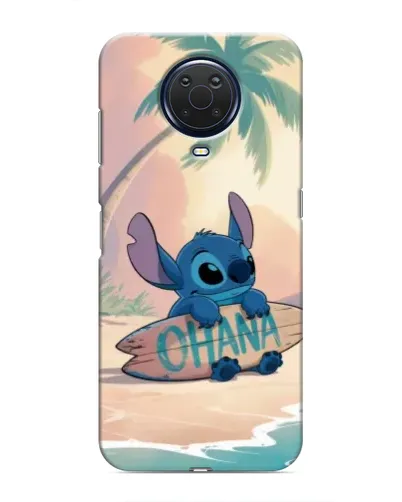 Чехол для Nokia G20 с картинкой «Стич на серфе» Чехол для Nokia G20 с картинкой «Стич на серфе»
