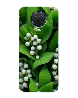 Чехол для Nokia G20 с картинкой «Ландыши в зелени»