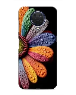 Чехол для Nokia G20 с картинкой «Радужный цветок»