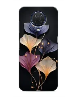 Чехол для Nokia G20 с картинкой «Лиловые цветы грации»