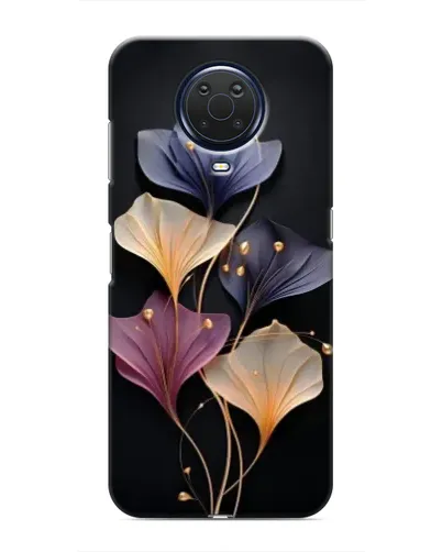 Чехол для Nokia G20 с картинкой «Лиловые цветы грации»