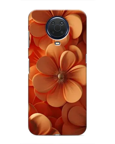 Чехол для Nokia G20 с картинкой «Оранжевый макро цветок»