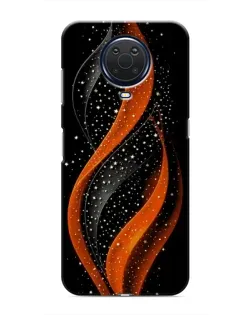 Чехол для Nokia G20 с картинкой «Огненная звездная волна»