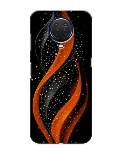 Чехол для Nokia G20 с картинкой «Огненная звездная волна»