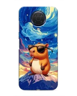 Чехол для Nokia G20 с картинкой «Капибара Ван Гога»