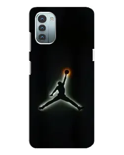 Чехол для Nokia G21 с картинкой «Jordan Gradient Logo»