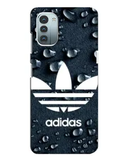 Чехол для Nokia G21 с картинкой «Adidas Trefoil Blue»