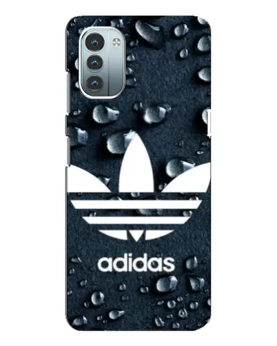 Чехол для Nokia G21 с картинкой «Adidas Trefoil Blue»