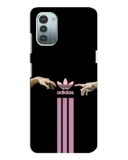Чехол для Nokia G21 с картинкой «Adidas Hands»