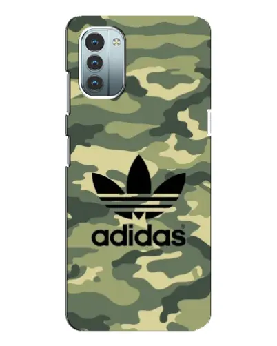Чехол для Nokia G21 с картинкой «Милитари стиль Adidas»