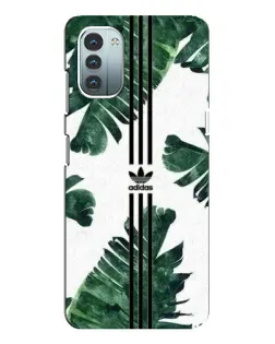 Чехол для Nokia G21 с картинкой «Пальмовые листья адидас»