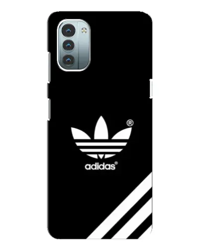 Чехол для Nokia G21 с картинкой «Adidas с диагональными полосами»
