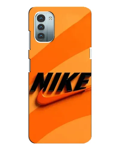 Чехол для Nokia G21 с картинкой «Оранжевый драйв Nike» Чехол для Nokia G21 с картинкой «Оранжевый драйв Nike»