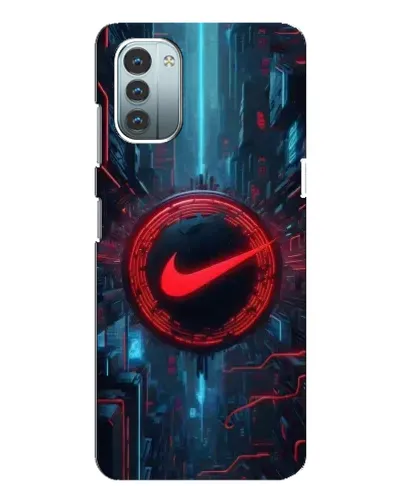 Чехол для Nokia G21 с картинкой «Техногенный стиль Nike» Чехол для Nokia G21 с картинкой «Техногенный стиль Nike»