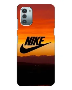 Чехол для Nokia G21 с картинкой «Nike — вечерний горизонт»