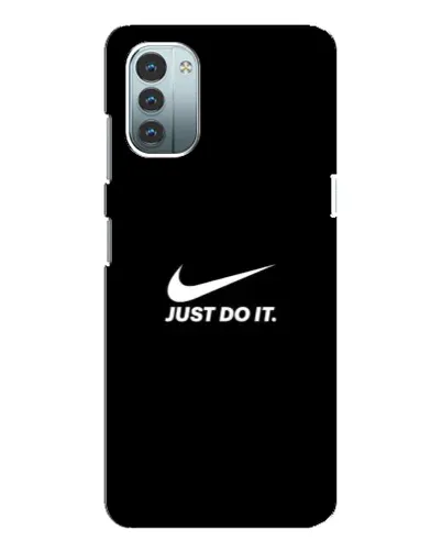 Чехол для Nokia G21 с картинкой «Минимализм от Nike» Чехол для Nokia G21 с картинкой «Минимализм от Nike»
