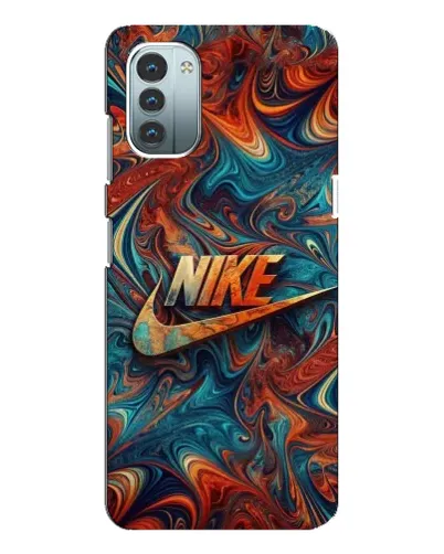 Чехол для Nokia G21 с картинкой «Nike в абстракции» Чехол для Nokia G21 с картинкой «Nike в абстракции»