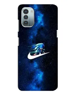 Чехол для Nokia G21 с картинкой «Звездный путь Nike»