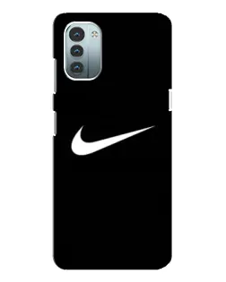 Чехол для Nokia G21 с картинкой «Минималистический Найк»