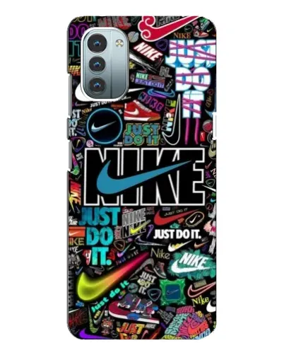 Чехол для Nokia G21 с картинкой «Яркий коллаж Nike» Чехол для Nokia G21 с картинкой «Яркий коллаж Nike»