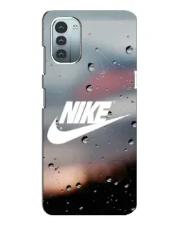 Чехол для Nokia G21 с картинкой «Nike в стиле ретро»