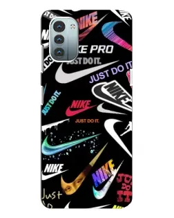Чехол для Nokia G21 с картинкой «Nike — роскошь»