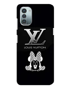 Чехол для Nokia G21 с картинкой «LV и Минни Маус»