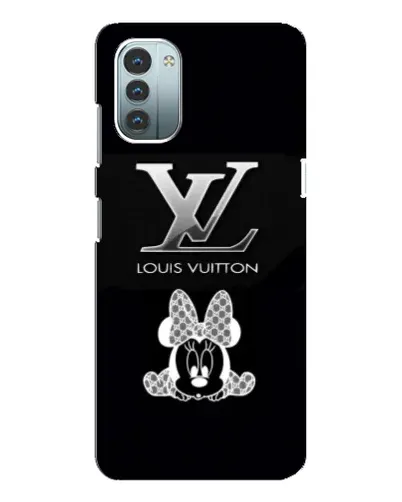 Чехол для Nokia G21 с картинкой «LV и Минни Маус»