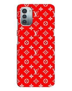 Чехол для Nokia G21 с картинкой «Яркий паттерн LV»
