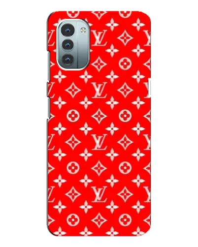 Чехол для Nokia G21 с картинкой «Яркий паттерн LV»