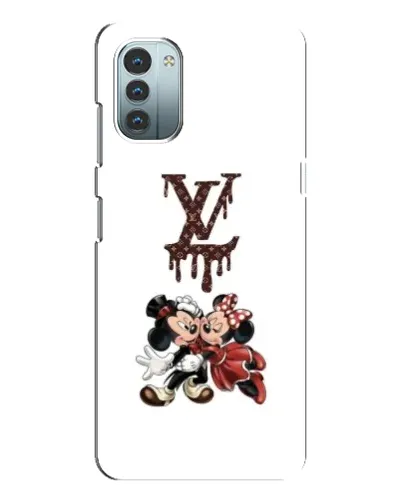 Чехол для Nokia G21 с картинкой «LV и Микки Маус»