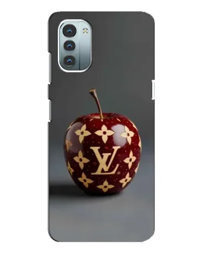 Чехол для Nokia G21 с картинкой «Красное яблоко LV»