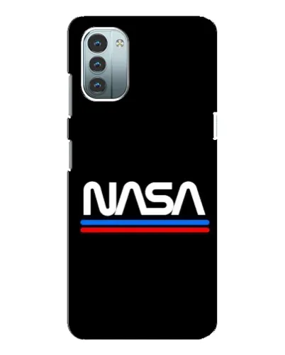 Чохол для Nokia G21 з картинкою «NASA — класика Red Blue» Чохол для Nokia G21 з картинкою «NASA — класика Red Blue»