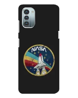 Чехол для Nokia G21 с картинкой «NASA — эмблема миссии»