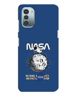 Чохол для Nokia G21 з картинкою «NASA — місячна місія»