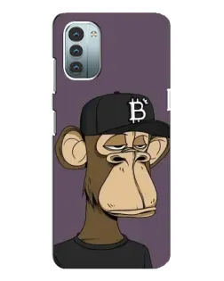 Чохол для Nokia G21 з картинкою «Bored Ape в кепці»