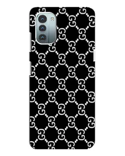 Чехол для Nokia G21 с картинкой «Gucci — сетчатый паттерн»