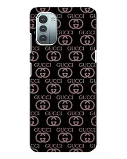 Чехол для Nokia G21 с картинкой «Классическая монограмма Gucci»