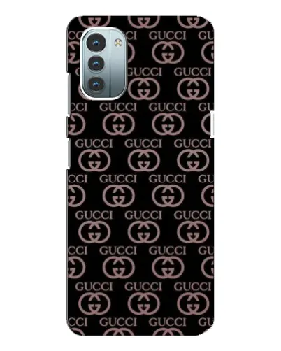 Чехол для Nokia G21 с картинкой «Классическая монограмма Gucci»