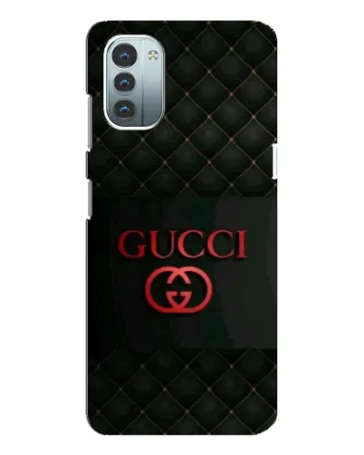 Чехол для Nokia G21 с картинкой «Gucci — стеганый черный»