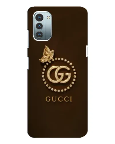 Чехол для Nokia G21 с картинкой «Gucci — золотая бабочка»
