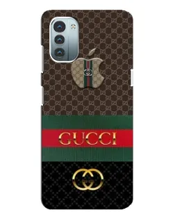 Чехол для Nokia G21 с картинкой «Gucci — брендированный десерт»